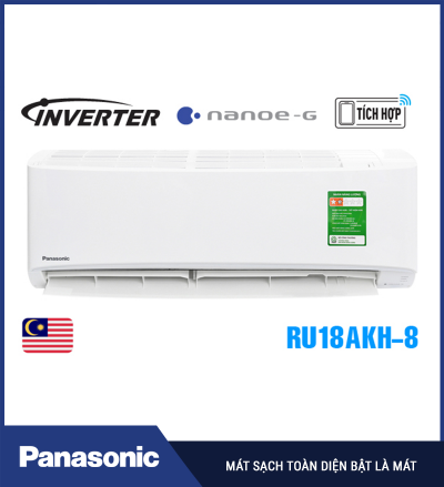 Điều hòa Panasonic 1 chiều 18.000BTU inverter RU18AKH-8