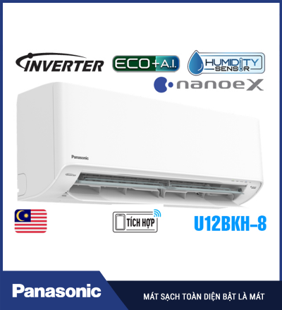 Điều hòa Panasonic 12000BTU 1 chiều inverter U12BKH-8