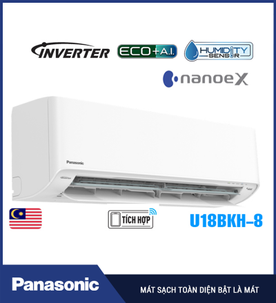 Điều hòa Panasonic 18000BTU 1 chiều inverter U18BKH-8