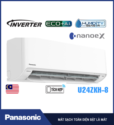 Điều hòa Panasonic 24.000BTU 1 chiều inverter U24ZKH-8