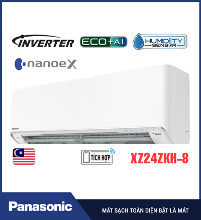 Điều hòa Panasonic 2 chiều inverter 24000BTU XZ24ZKH-8